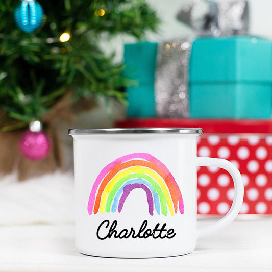 Personalized Rainbow Mug