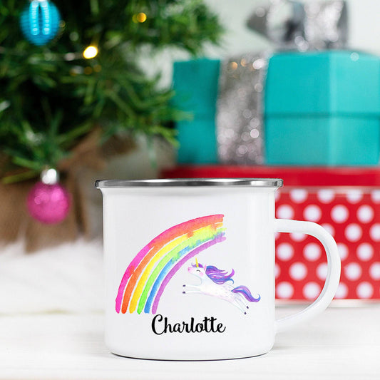 Personalized Rainbow Unicorn Mug