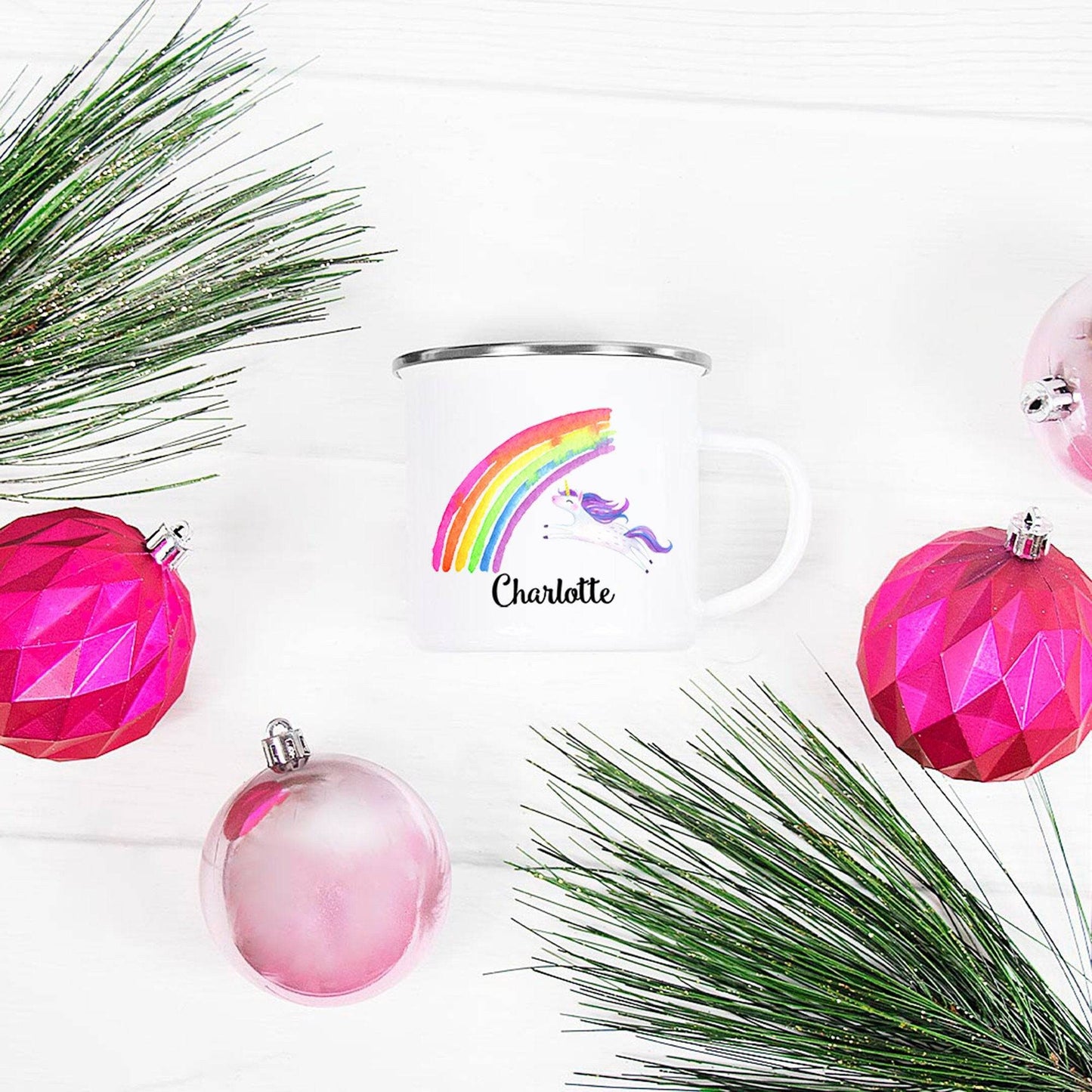 Personalized Rainbow Unicorn Mug