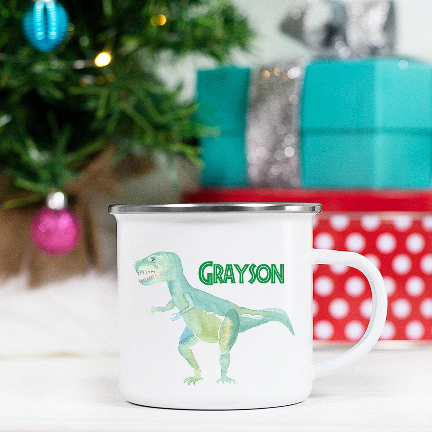 Personalized T-rex Mug | Dinosaur Mug