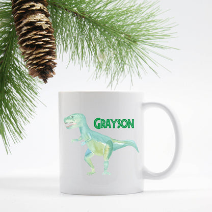 Personalized T-rex Mug | Dinosaur Mug