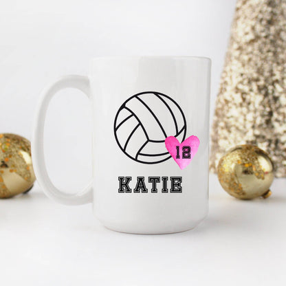 Personalized Volleyball Mug | Sports Mug