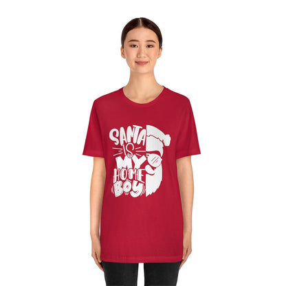 Santa Is My Homeboy Short Sleeve Tee