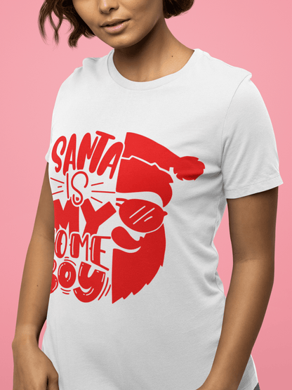 Santa Is My Homeboy Short Sleeve Tee