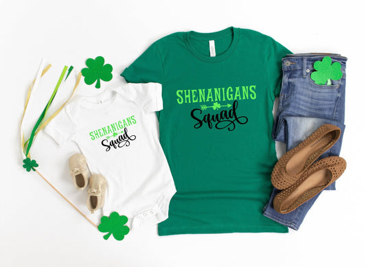 Shenanigans Squad - Kids St. Patrick's Day Shirt