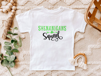 Shenanigans Squad - Kids St. Patrick's Day Shirt