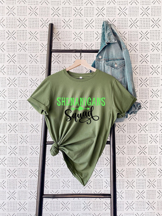 Shenanigans Squad - Women's St. Patrick's Day Shirts