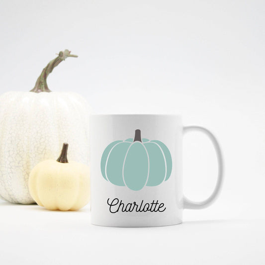 Teal Pumpkin Coffee Mug | Fall Mug