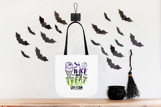 Trick or Treat Candy Bags - Personalized Halloween Bag